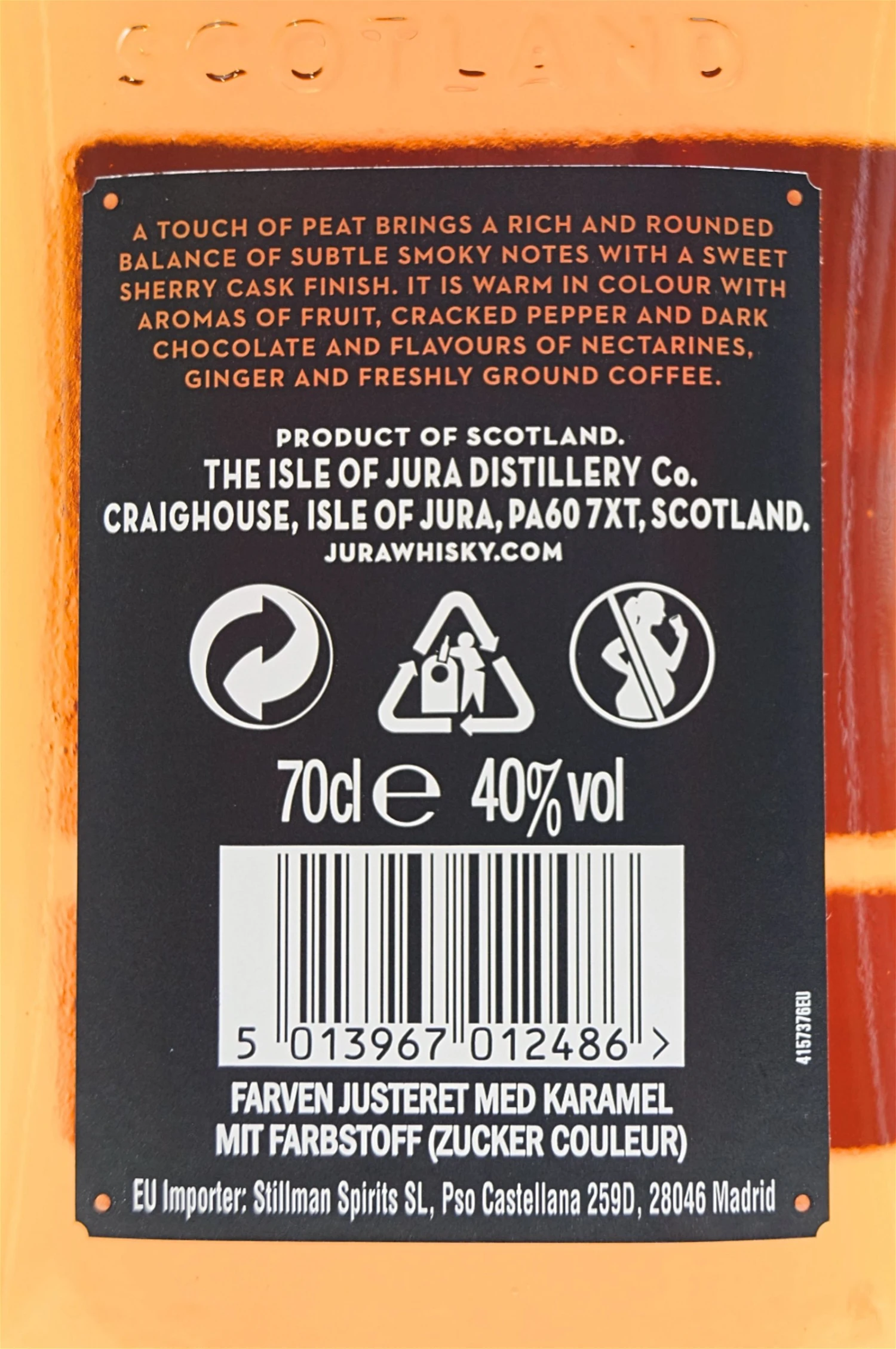 Jura - 10 Jahre Single Malt Scotch Whisky 7 Jura - 10 Jahre Single Malt Scotch Whisky - Image 5