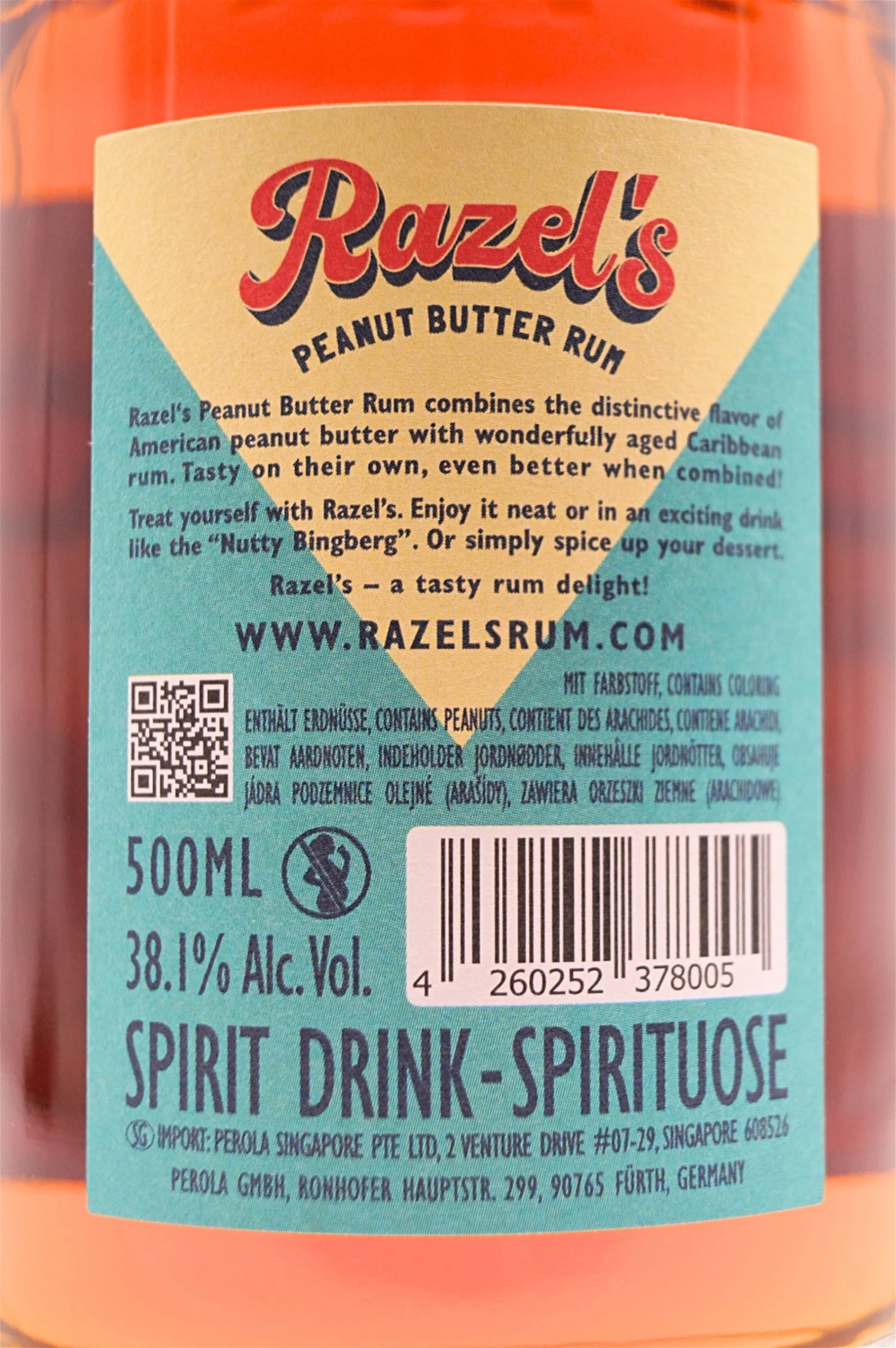 Razels - Peanut Butter Rum 6 Razels - Peanut Butter Rum - Image 4