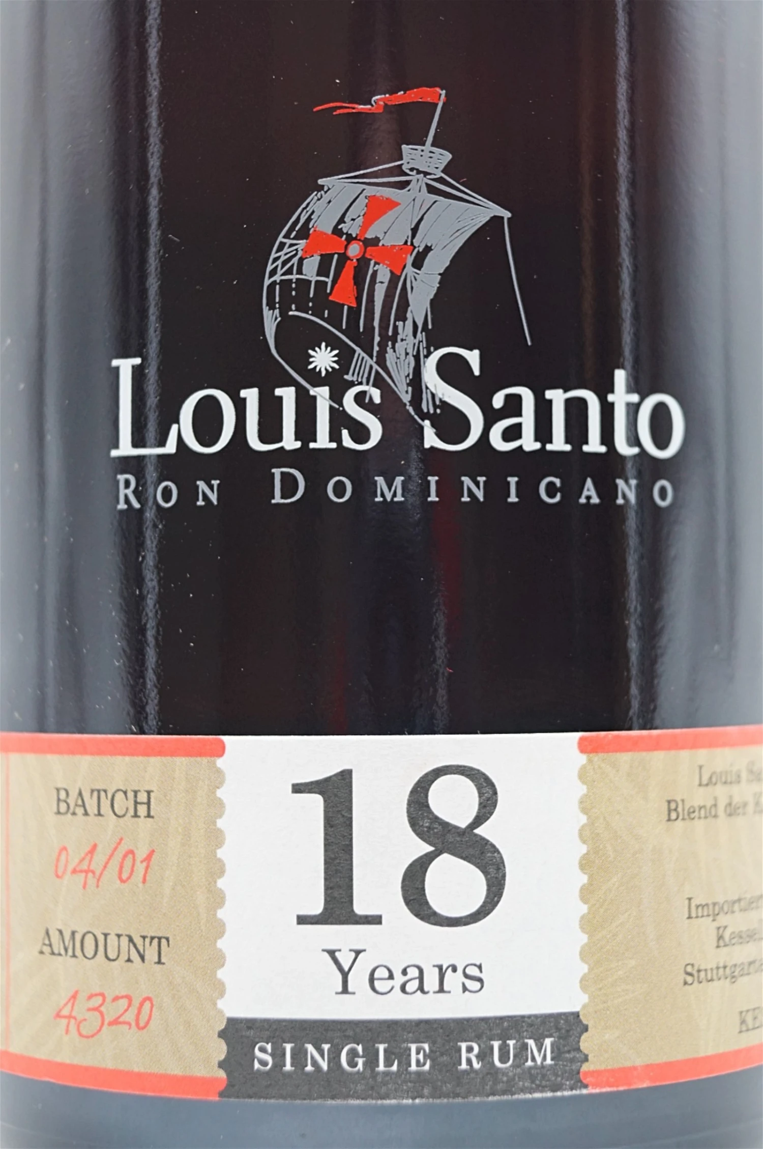 Louis Santo - 18 Jahre Single Rum Batch 04/01 5 Louis Santo - 18 Jahre Single Rum Batch 04/01 - Image 3