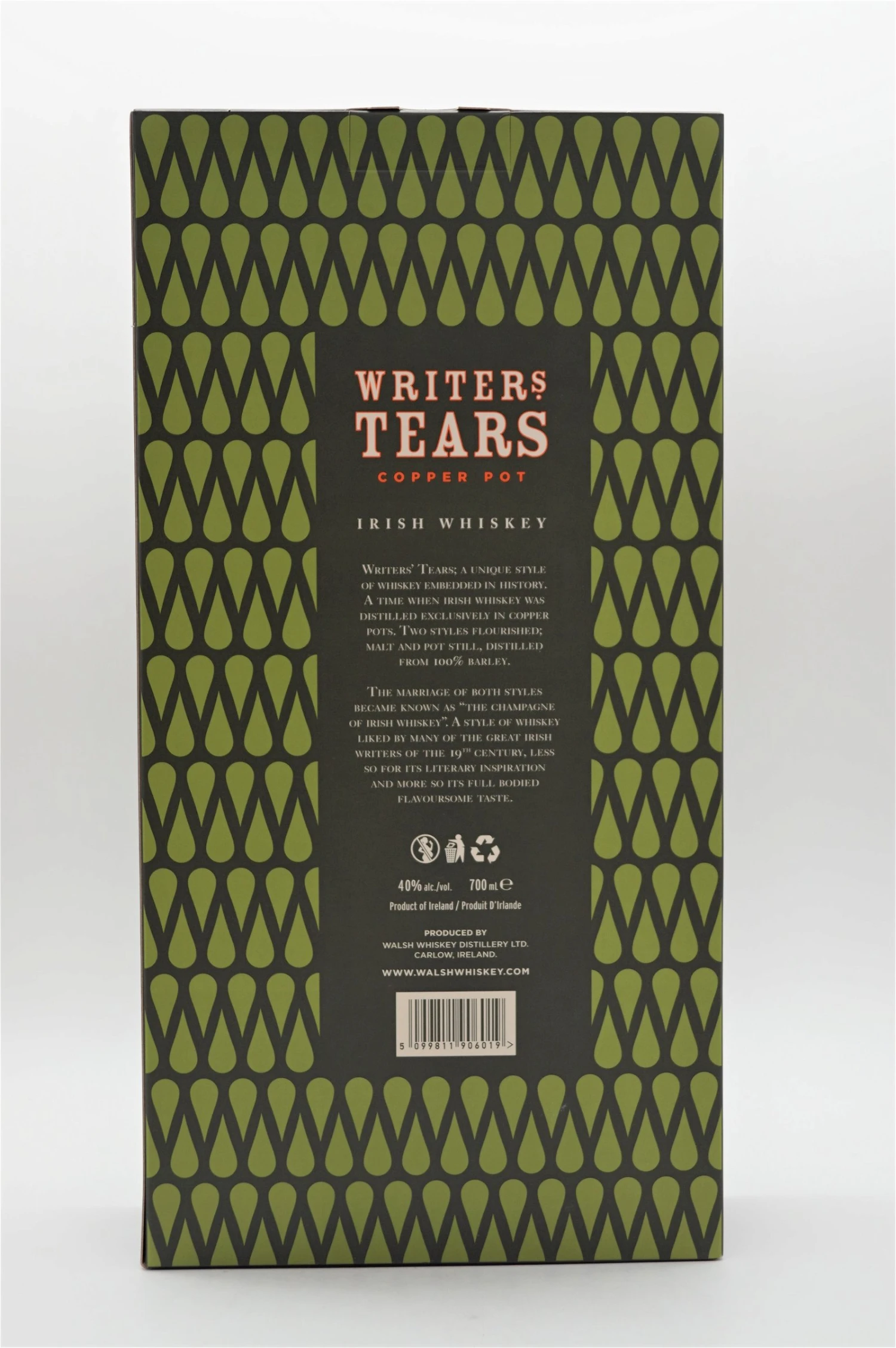 Writers Tears - Copper Pot Irish Whiskey Geschenkpackung 3 Writers Tears - Copper Pot Irish Whiskey Geschenkpackung - Image 2