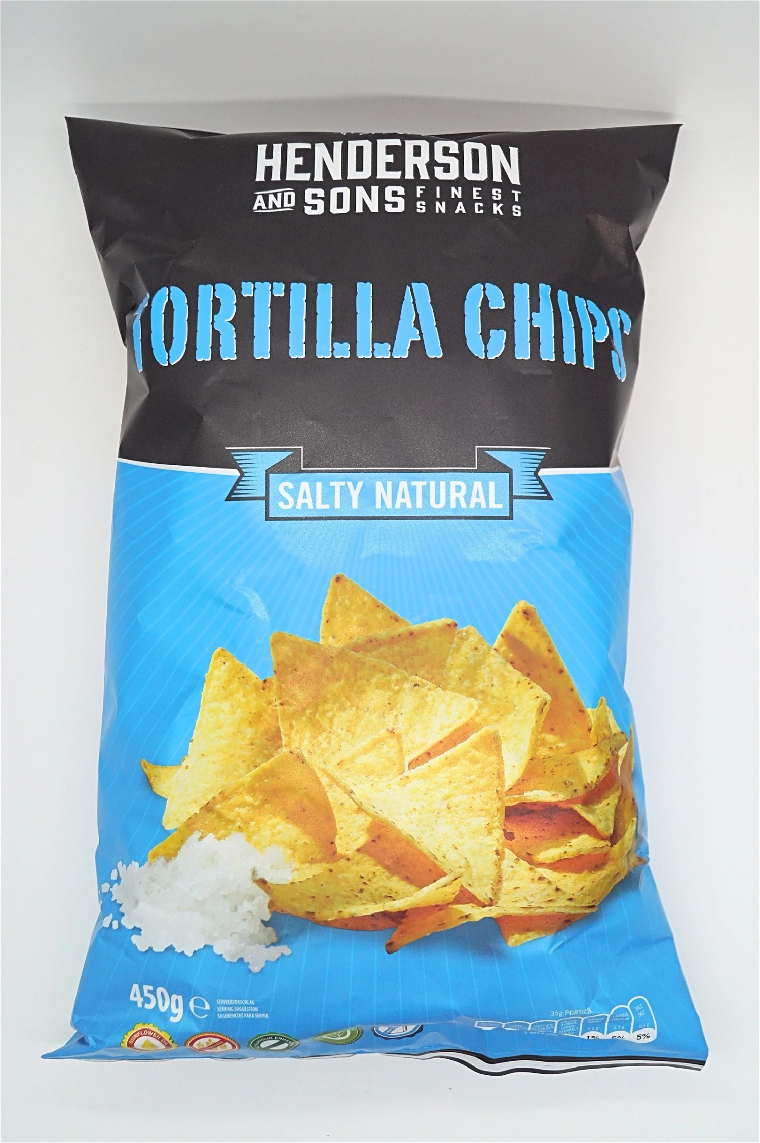 Henderson & Sons - Tortilla Chips Salty Natural 12x450g Sparset 4 Henderson & Sons - Tortilla Chips Salty Natural 12x450g Sparset - Image 2
