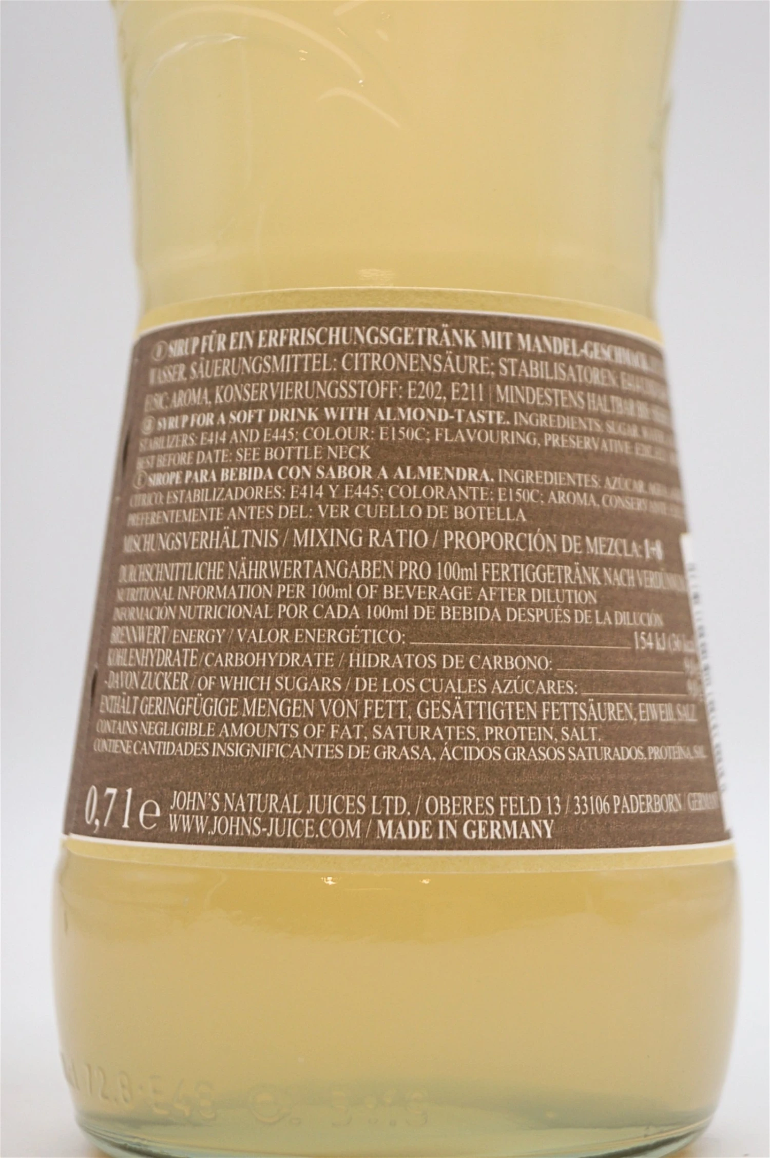 Johns - Mandel Amaretto Sirup 6 Johns - Mandel Amaretto Sirup - Image 4