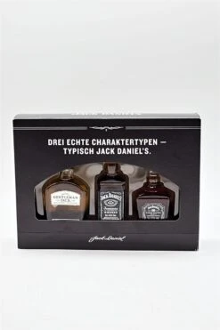 Jack Daniels - Tasting-Set "Drei Echte Charaktertypen" (3x0,05l)