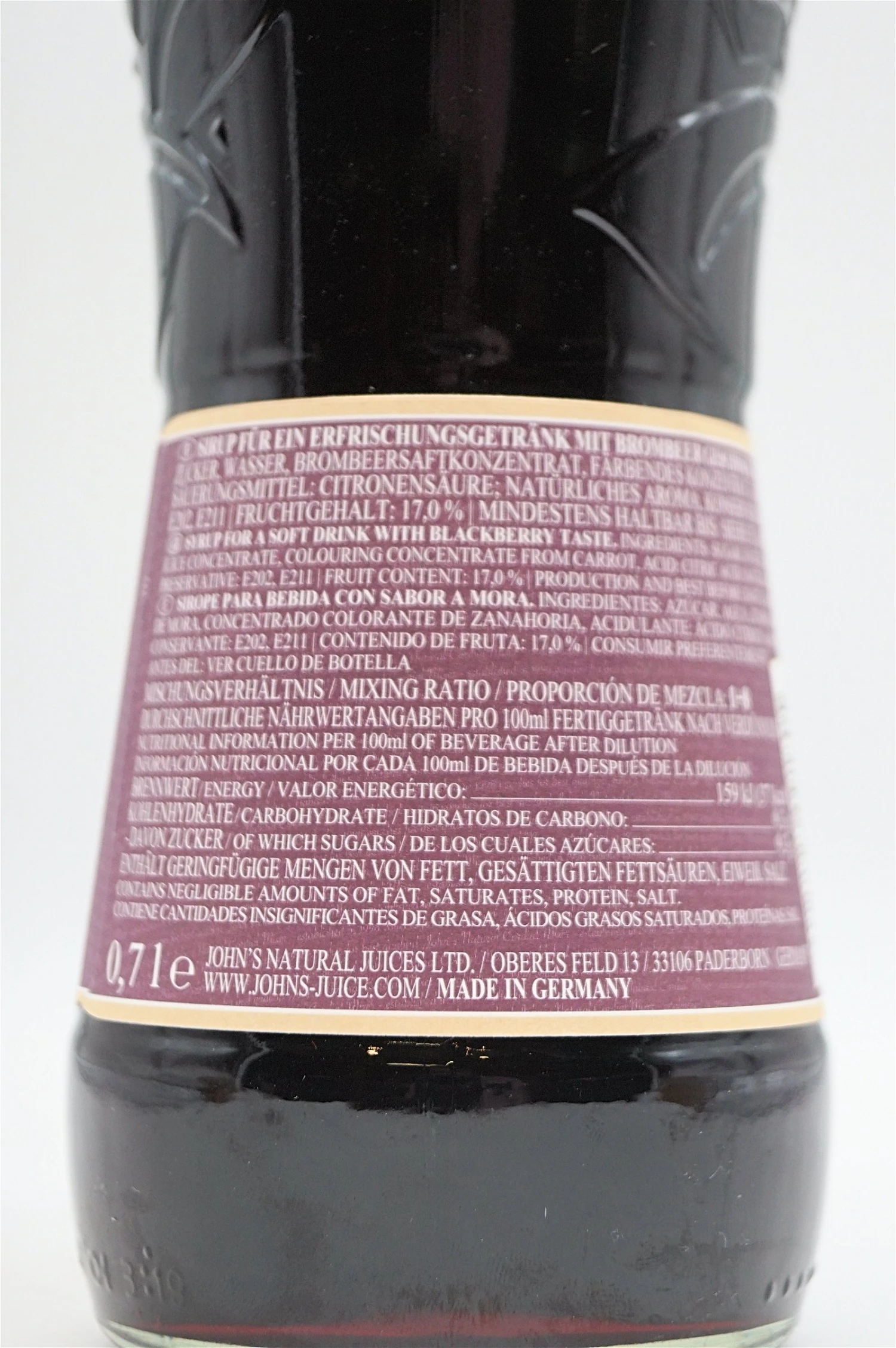 Johns - Brombeere Sirup 6 Johns - Brombeere Sirup - Image 4