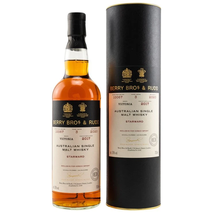Berry Bros & Rudd - Starward 2017/2020 Fass-Nr. 10067 Single Malt Whisky 3 Berry Bros & Rudd - Starward 2017/2020 Fass-Nr. 10067 Single Malt Whisky