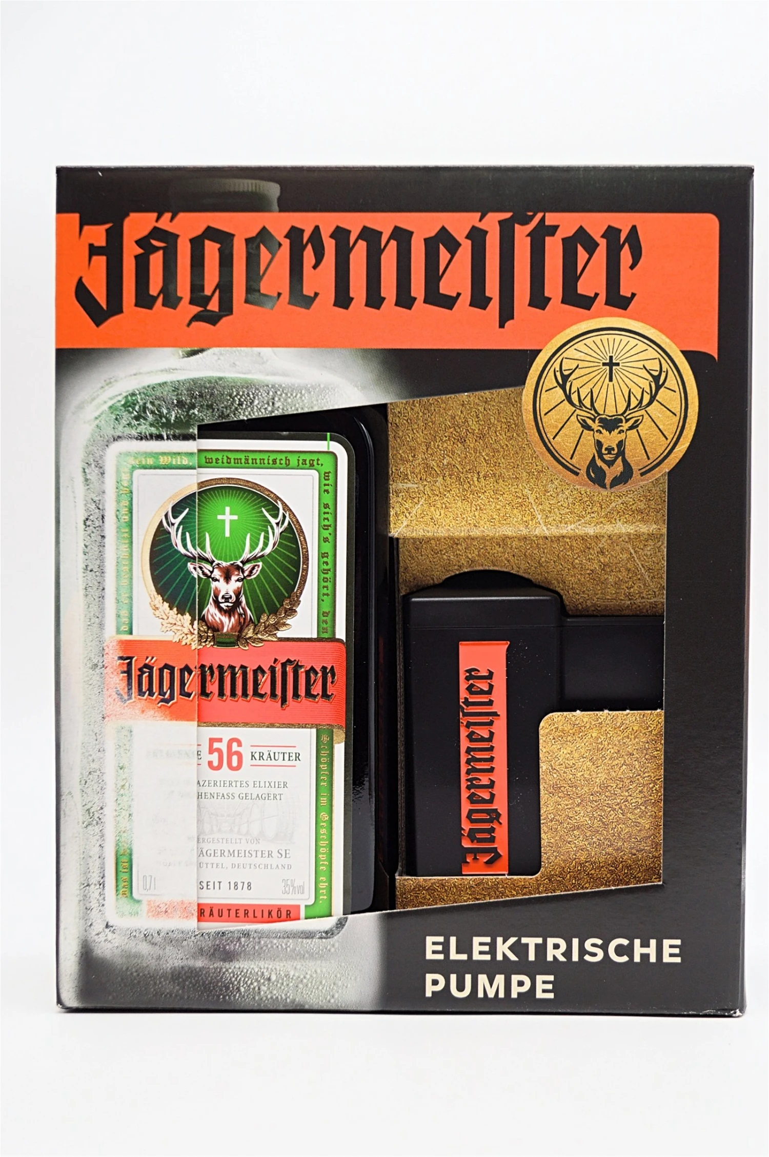 Jägermeister - Kräuterlikör + Elektrische Pumpe 3 Jägermeister - Kräuterlikör + Elektrische Pumpe