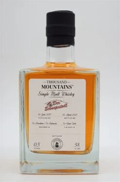 Thousand Mountains - Single Cask 2017/2021 Rum Finish Cask Strength Single Malt Whisky
